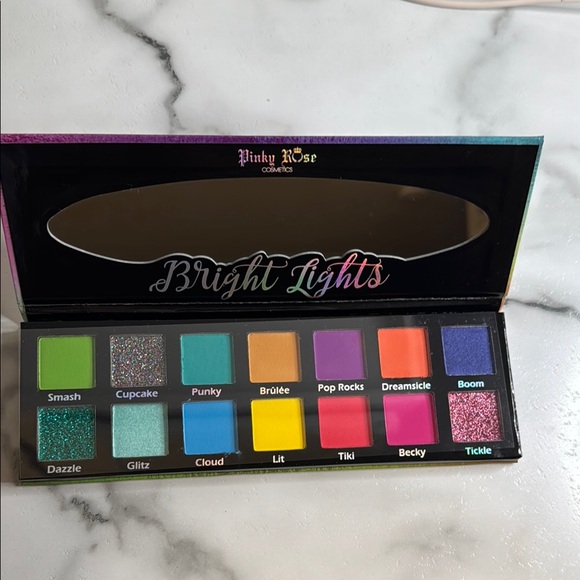 Pink Rose Bright Lights Colorful Eyeshadow Palette - Picture 2 of 2